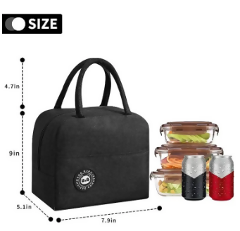 Online Oxford Fabric Fresh Insulated Lunch Bag Soft Cooler Bento Bags Waterproof Thermal Picnic Work School - ValueBox