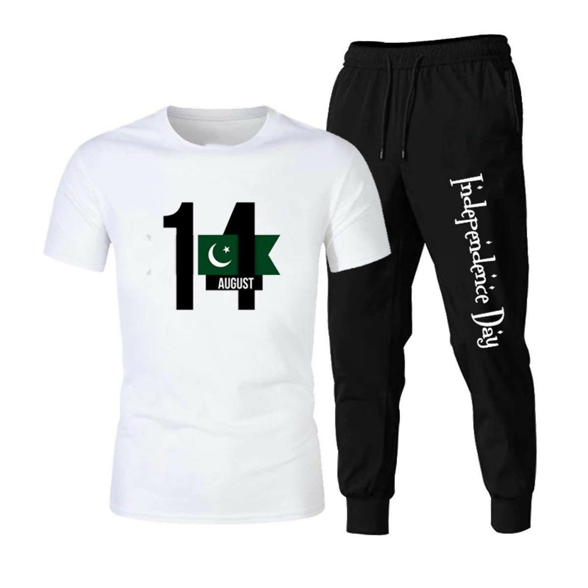 Khanani's Independence day tshirts trouser set for men and women Vol 2 - ValueBox