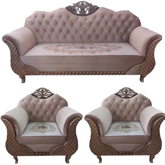 Customizable Premium Sofa Set available in all colors. A velvet fabric sofa is an elegant - ValueBox