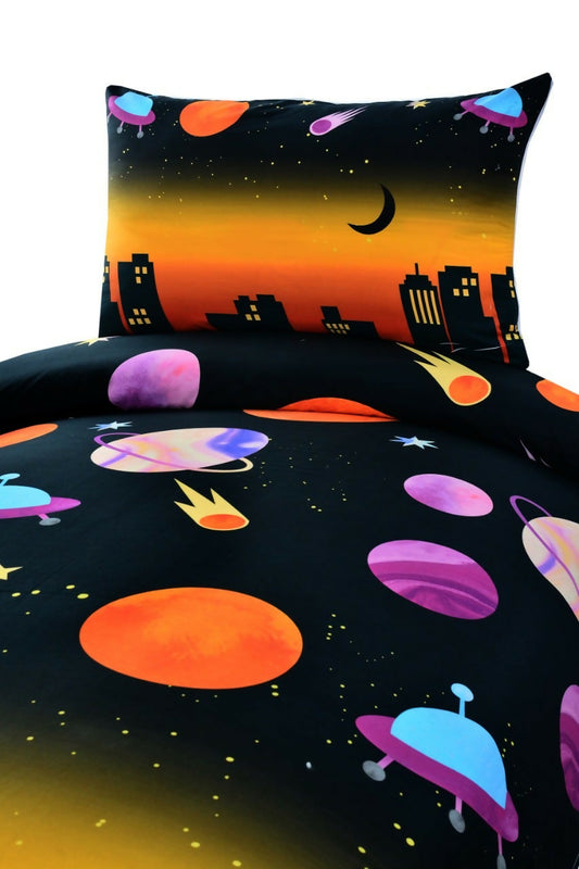 Digital-Printed-Junior-Single-Bed-Sheet-3891-Galaxy-Apricot-3105