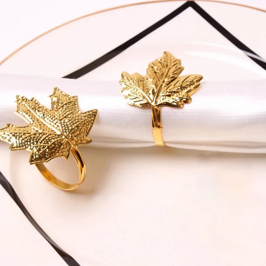 Napkin-Holder-Rings-Golden-Mepal-Leaf-Apricot-5837