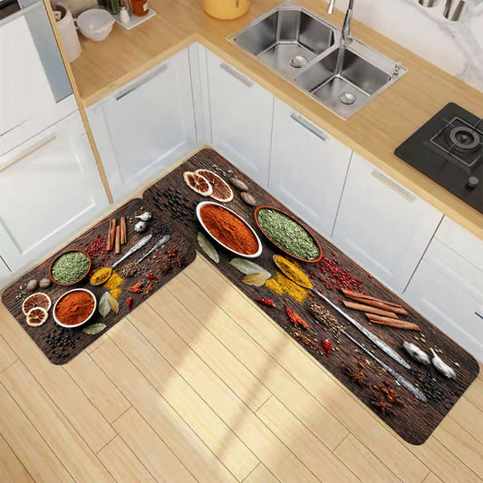 Premium-Padded-Anti-slip-Kitchen-Mat-Set-3D-Spices-Apricot-6708