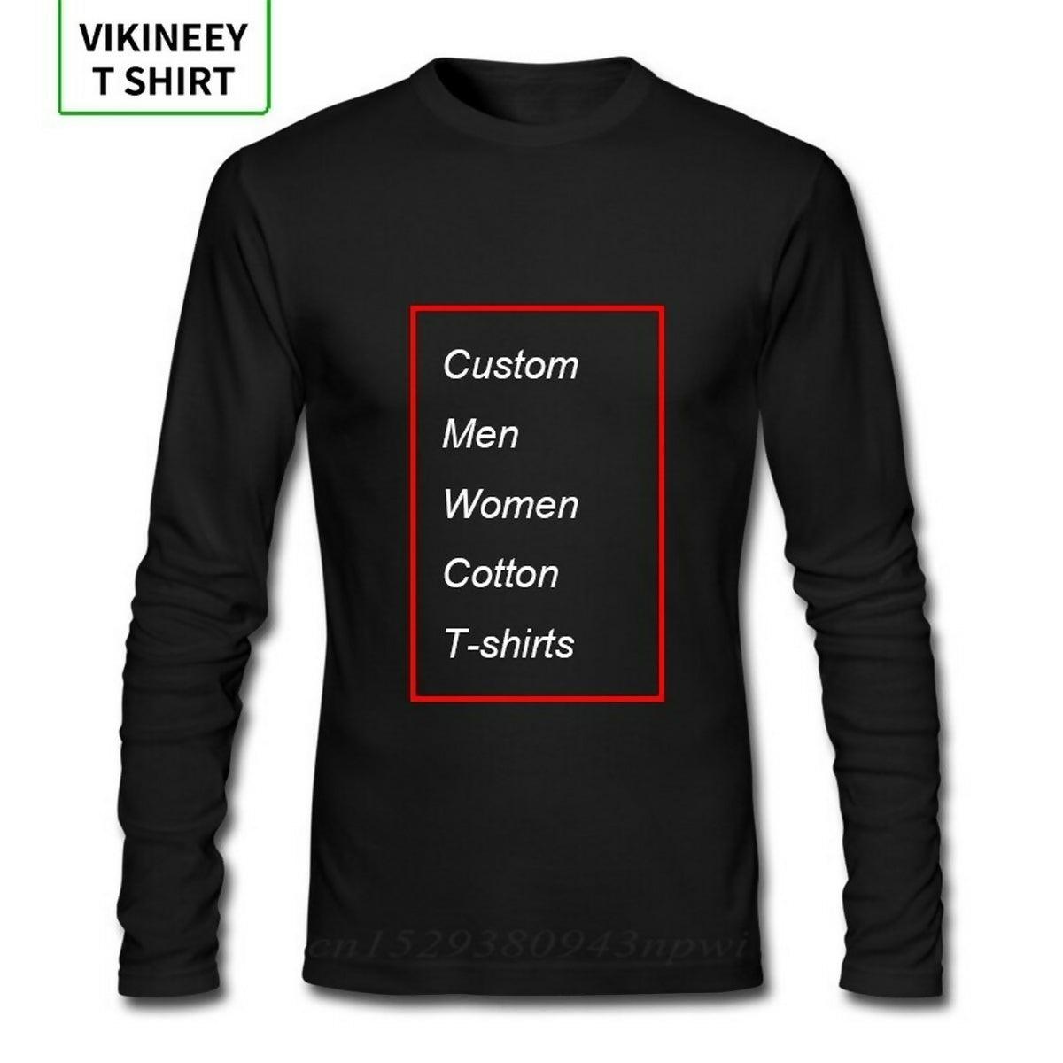 Khanani's DIY Customized Long Sleeve T-shirt For men women - ValueBox