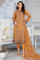 Dastak DK-42 : Embroidered Lawn 3pc - ValueBox