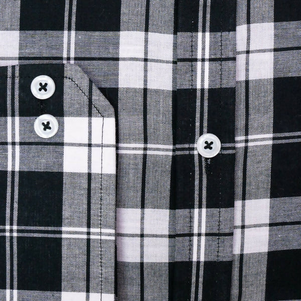 Black & White Classic Check Shirt