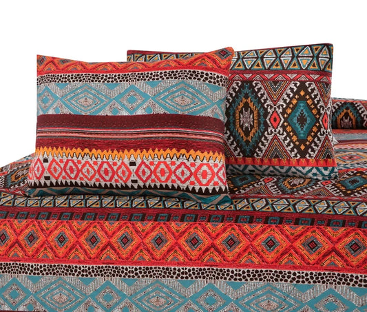 3-PCs-Double-Bed-Sheet-5373-Ethnic-Apricot-1494