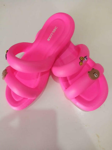 Ladies Slipper - Pink Slippers - Fashion Slipper - House Fancy Slippers - New Unique Slipper - Smile Slipper Slippers - Girls Slippers Chappal - ValueBox