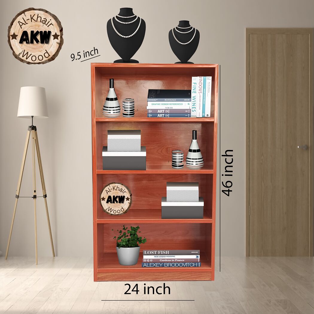 AKW 4-Tier Open Shelf, Espresso Book rack Book shelves Super quality multiples Use Storage Cabinet with Cubes,Office, Kitchen, Closet, Bedroom, Living Room, Study Room, Nursery for kids bag Bookcase , cabinet shows rack Open Standing Nursery Book Shelvin