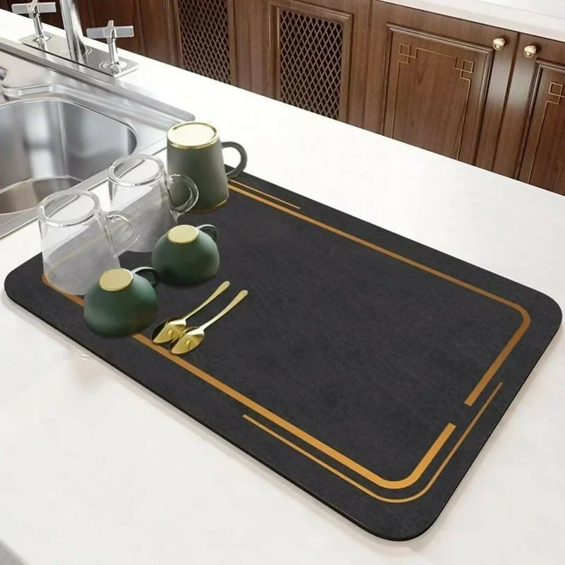 Anti-Slip-Dish-Drying-Mat-Golden-Border-5398-Apricot-8834