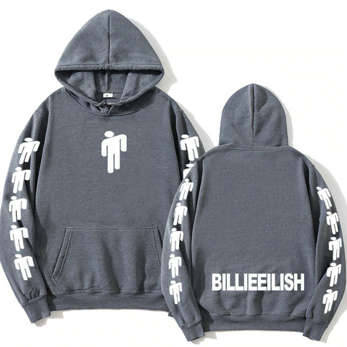 Khanani's Billie elis printed long sleeves hoodie for men - ValueBox