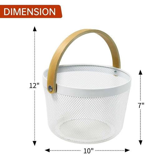 Mesh-Steel-Basket-with-Wooden-Handle-Round-Grey-Apricot-2549