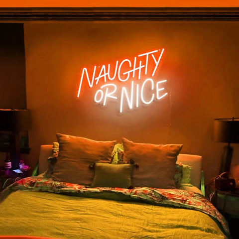 Naughty or Nice Neon Sign