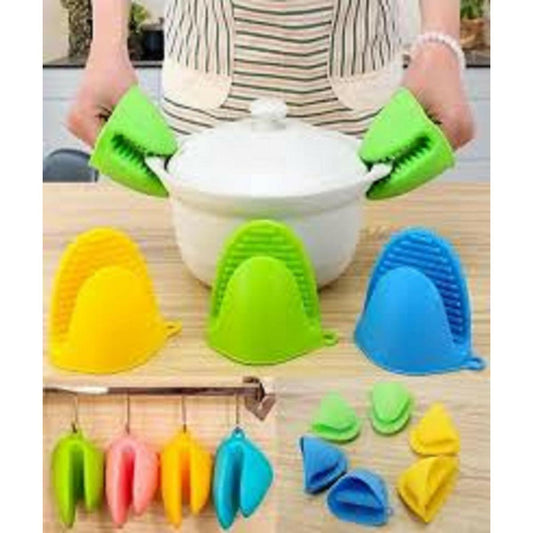 Product details of Silicone Pot Grabber Pack Of 2 Multi Color