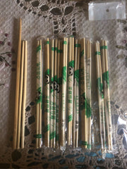 Pack of 6 OR 12 Pairs - Bamboo Chopsticks Reusable Natural wood Chopsticks 8inch long - ValueBox