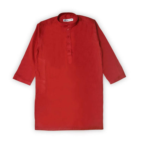 Boy's Red Kurta - ValueBox