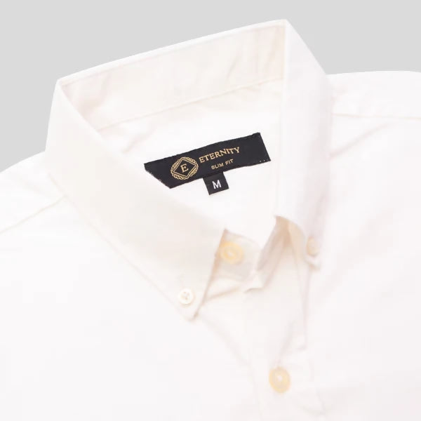 Pure White Classic Oxford Shirt