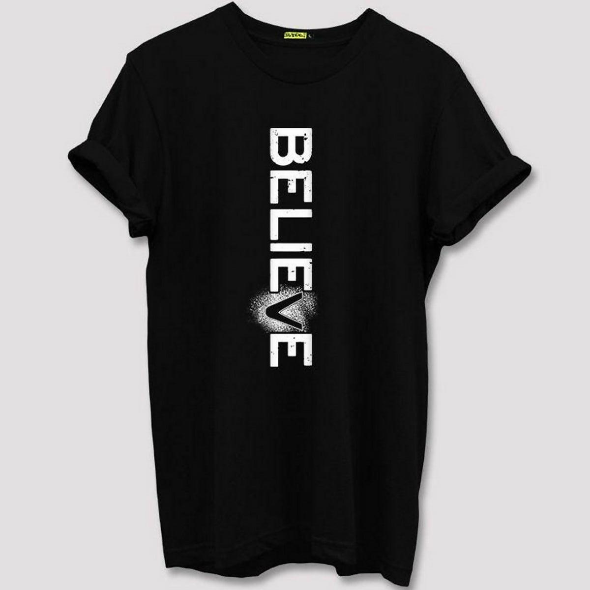 Khanani's BELIEVE T-SHIRTS FOR MEN - ValueBox