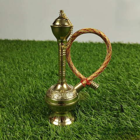 Brass Hookah – Home Decor Handcrafted Decorative Hookah – Large