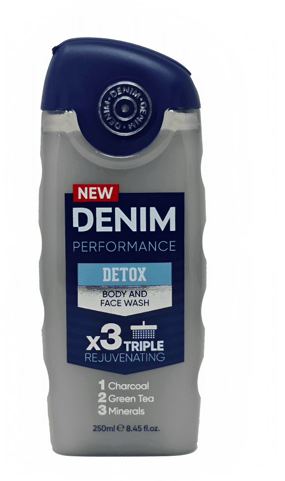 Denim Performance Detox Body and Face Wash 250ml - ValueBox