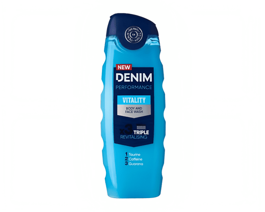 Denim Vitality Body & Face Wash 250ml