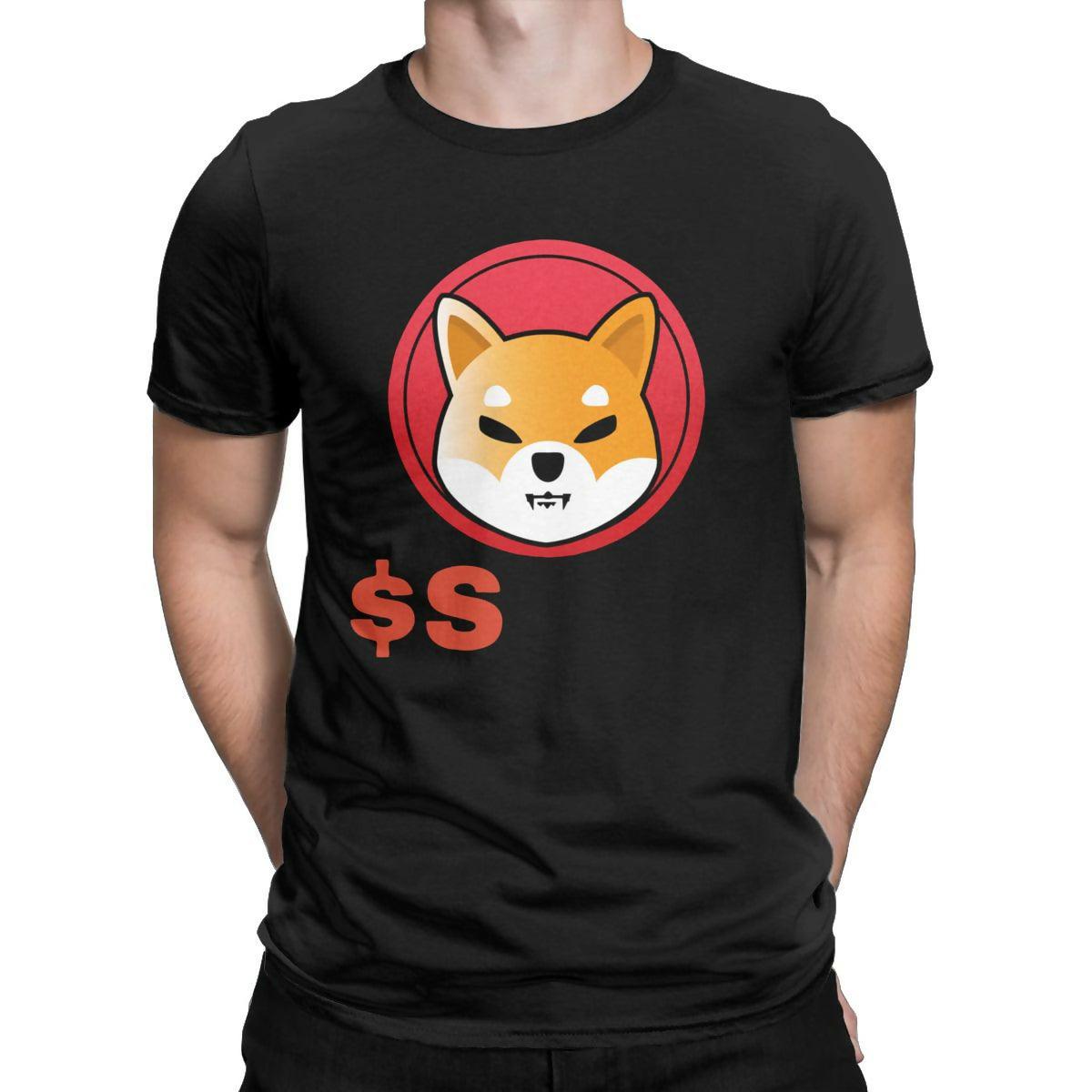 KHANANIS Doge Clothing Funny Crewneck Tees half sleeves printed shirts for men - ValueBox