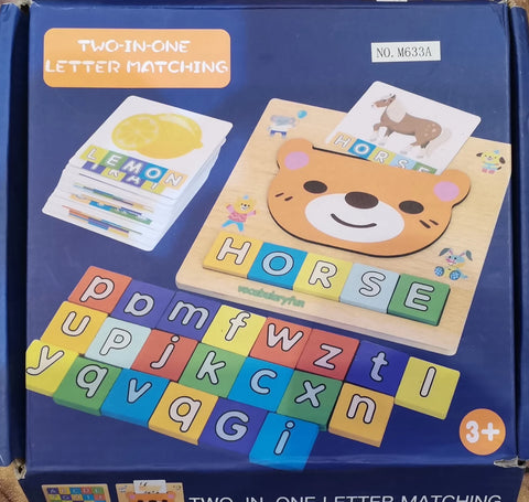 Puzzles: Matching Game (2 in One Letter Matching)