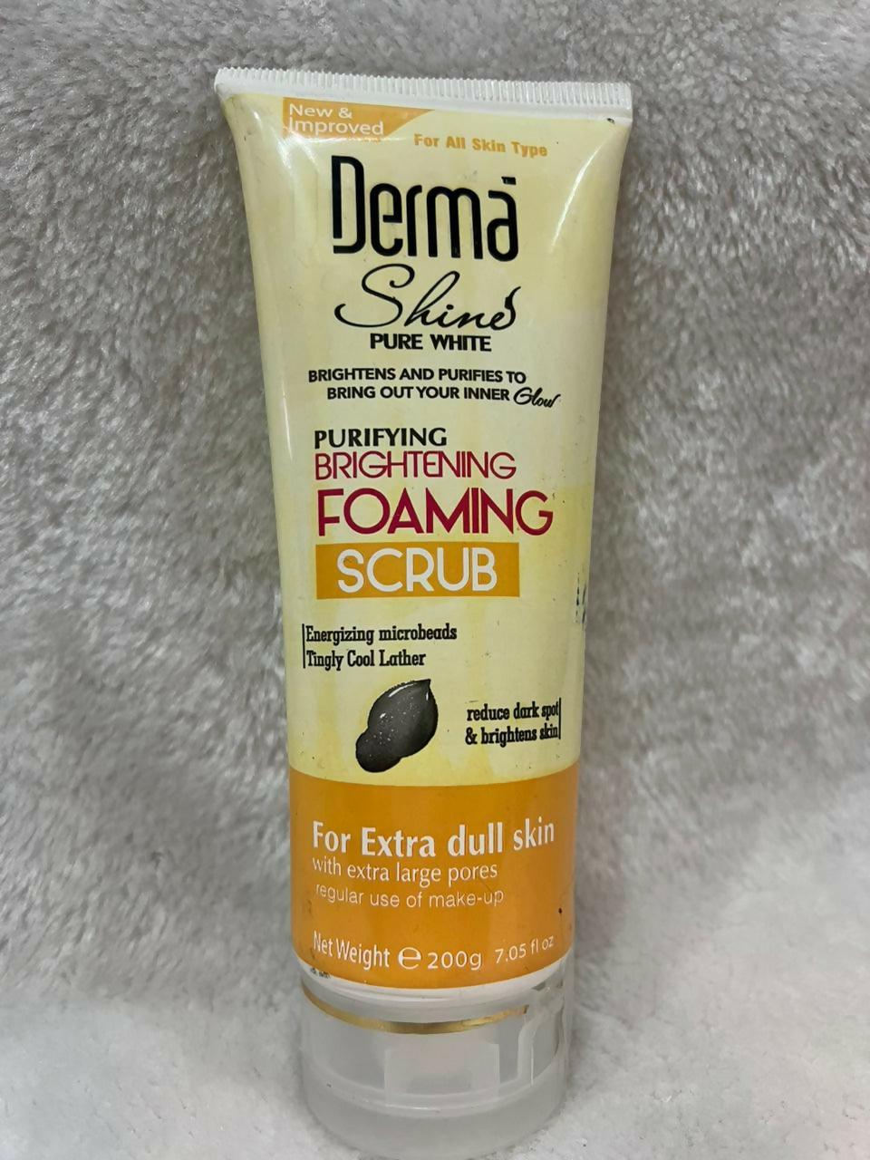 Derma shine brighting foaming scrub - ValueBox