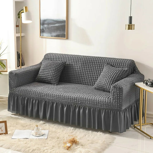 5 Seater Bubble Stretch Sofa Covers Turkish Style Fancy Sofa Covers Decorative Colors Standard Size