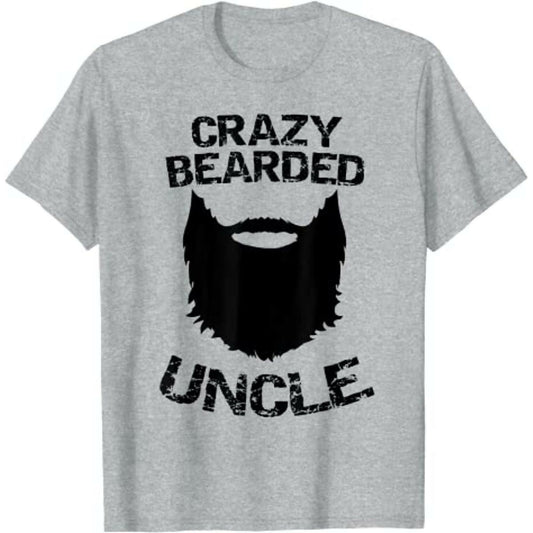 Khanani's Crazy bearded uncle cotton tshirts for men