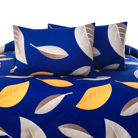 3-PCs-Double-Bed-Sheet-5376-Blue-Oasis-Apricot-9398