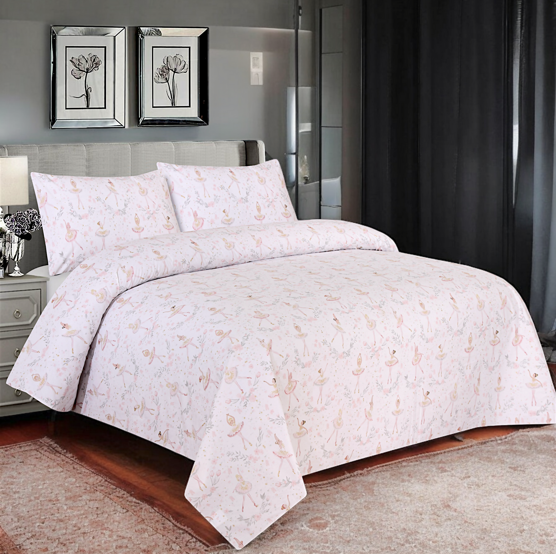 Sinderilla Dekoracy Double Bedsheet - Db97