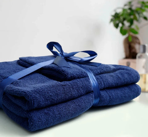 4-PCs-Towel-Pack-Navy-Blue-Apricot-8727