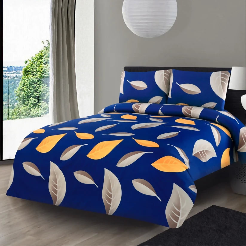 3-PCs-Double-Bed-Sheet-5376-Blue-Oasis-Apricot-3414