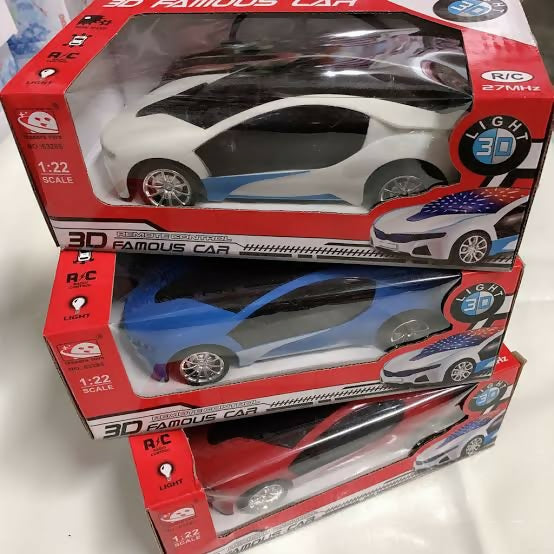 3D Famous Car Remote Control Car With 3D Lights