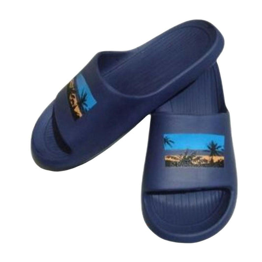 Goodrays Women Slippers Blue Soft Non Slip Slippers for Home Comfort Slippers