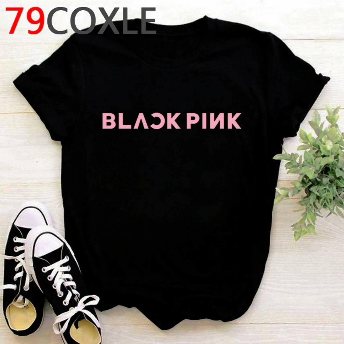 Khanani's Black pink cotton t shirt for women - ValueBox