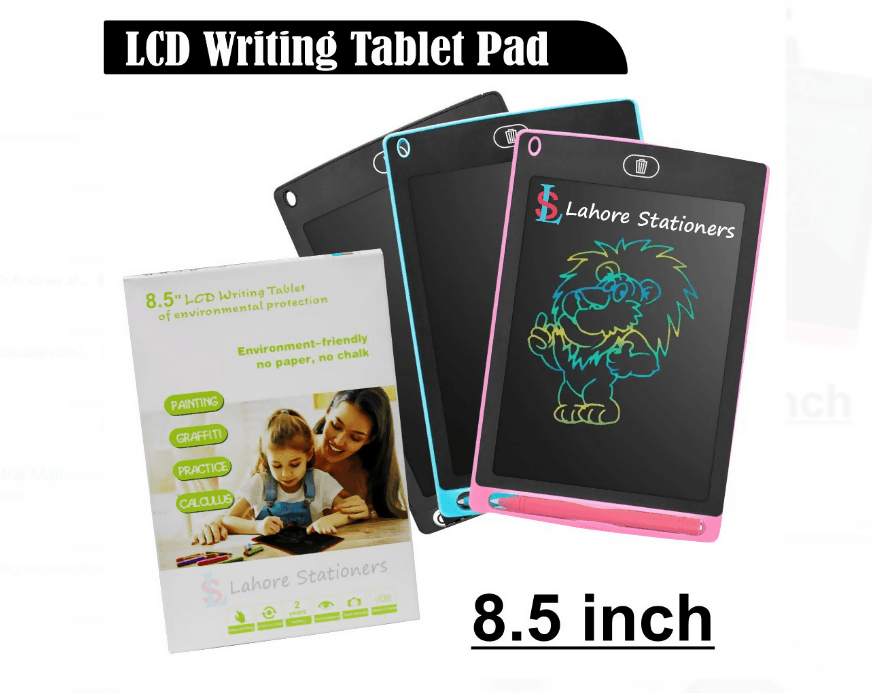 LCD Writing Tablet, 8.5 Inch Colorful Screen Digital eWriter Electronic Graphics Tablet - ValueBox