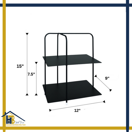 Organizer storage Stand for jewelry, Cosmetics and accessories Rack by Hussnain Brothers Steel Fixer