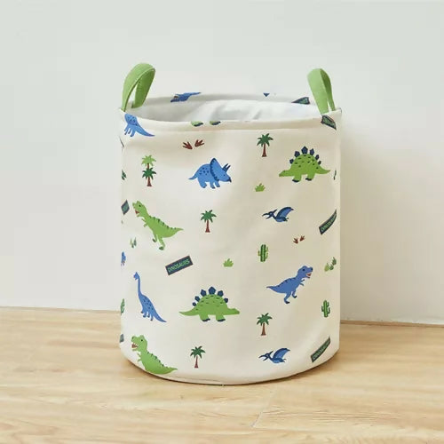 Kids-Collapsible-Laundry-Basket-Dinosaur-White-3963-Apricot-1055