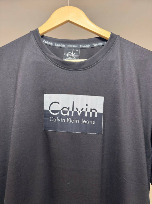 Clvin Down Shoulder Jersy Tshirt