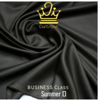 Jet Black Business Class Wash n Wear Men Suit / Shalwar Kameez / Kamiz Shalwar / Kurta Pajama Unstitched Fabric - ValueBox