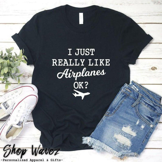 badgeAirplane Shirt, Pilot Shirt, Pilot Gift, Stewardess Shirt, Flight Attendant, - ValueBox