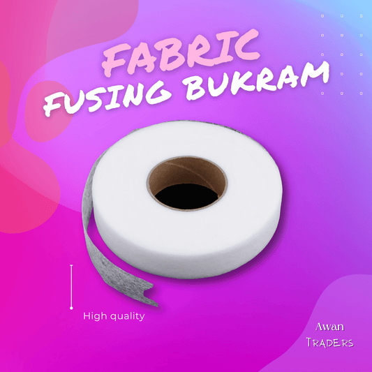 Fabric Fusing Bukram 1" inch width 100 yards Roll - ValueBox