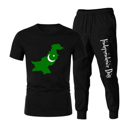 Khanani's Independence day tshirts trouser set for men and women Vol 7 - ValueBox