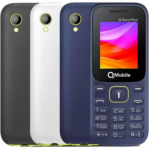 Qmobile QGuru Plus - 1.8 inches Screen - PTA approved - official Brand warranty - ValueBox