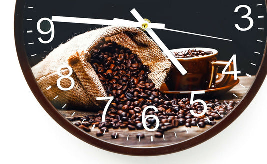 30CM Wall Clock-Coffee14543 Beans(SA2405-200)