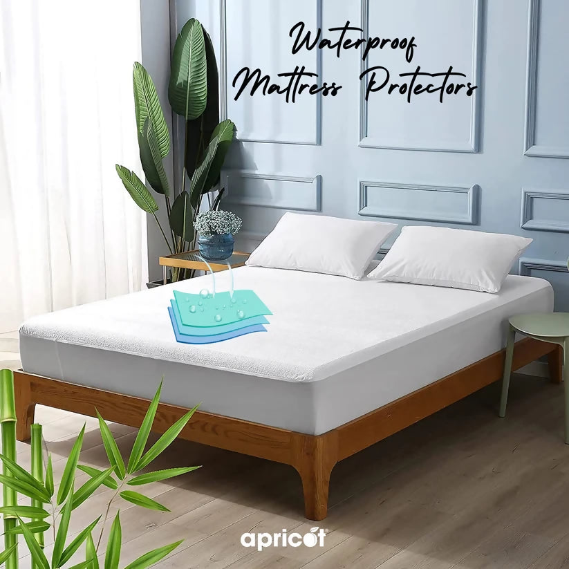 Terry-Waterproof-Mattress-Protector-White-Apricot-3021