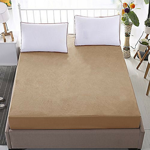 Terry-Waterproof-Mattress-Protector-Beige-Apricot-2953