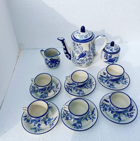 Blue Pottery Tea Set p4