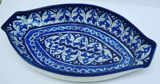 Blue Felicity Small Oval Dish